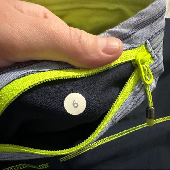 Lululemon Run: Speed Short *4-way Stretch in Inkwell/Space Dye Twist Lullaby Ray - Picture 7 of 7